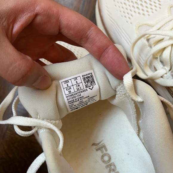 Saucony women’s ride 18 in vanilla sz 8 - Picture 8 of 9